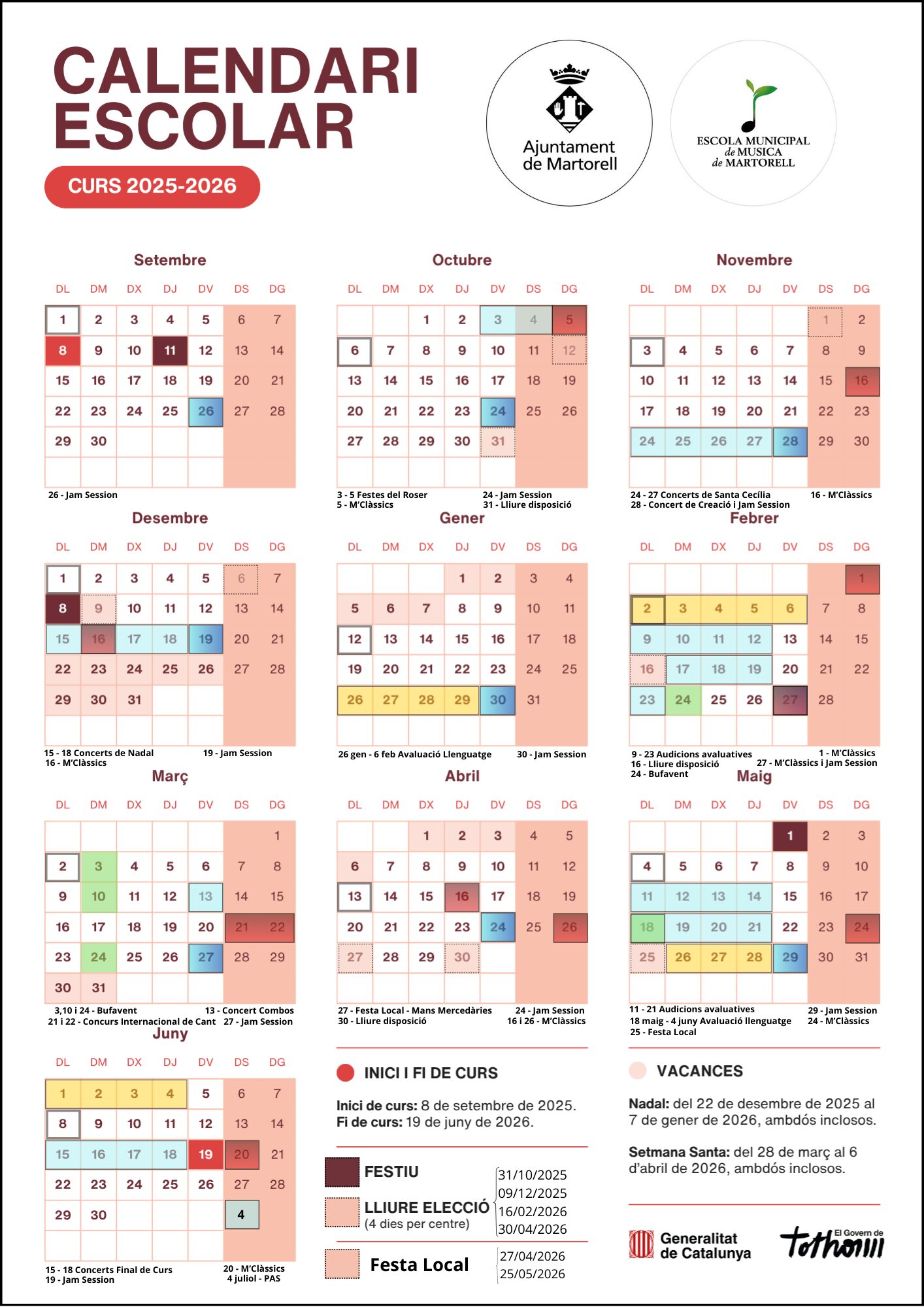 Comencem el curs 2025 – 2026