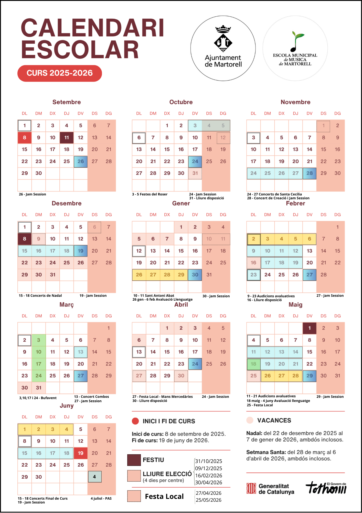 Comencem el curs 2025 – 2026