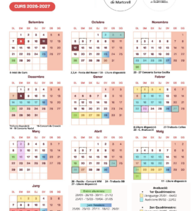Comencem el curs 2026 – 2027